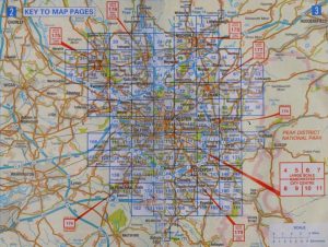 Map of Greater Manchester
